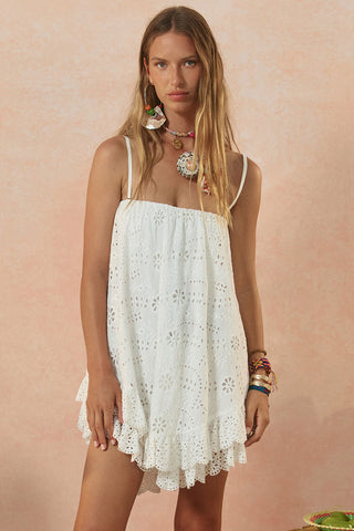 yaya-lace-scarf-mini-dress